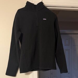 Patagonia Black Zip Up Sweater